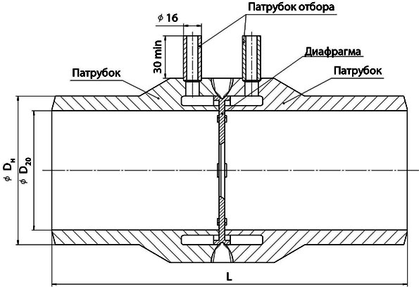 Блок с диафрагмой